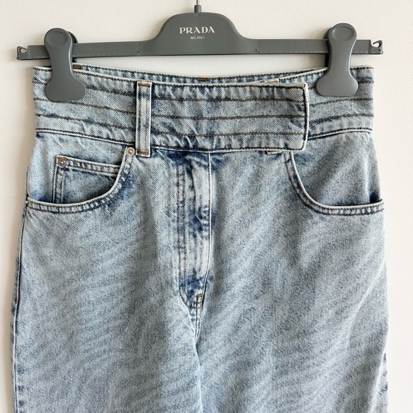 IRO Light Blue Zebra Print Jeans - Picture 4 of 14